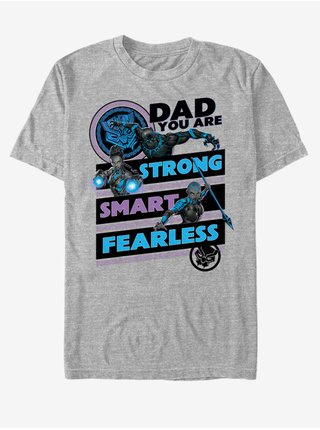 Šedé pánské tričko ZOOT.Fan Marvel Panther Dad 