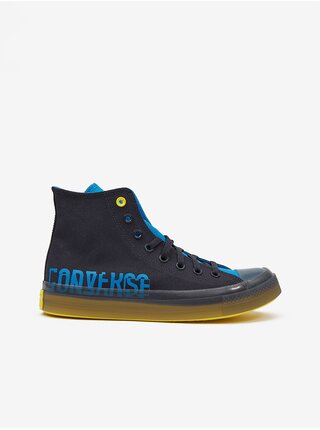 Modro-čierne pánske členkové tenisky Converse Chuck Taylor All Star CX Logo Remix