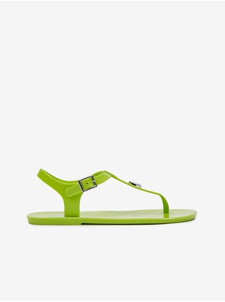 Svetlozelené dámske sandále Michael Kors Mallory Jelly