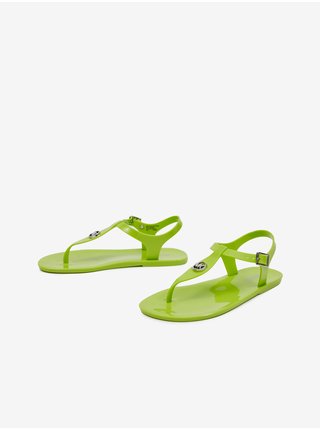 Svetlozelené dámske sandále Michael Kors Mallory Jelly