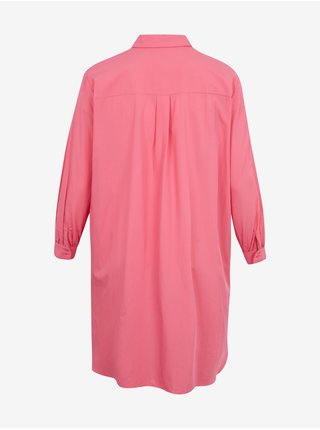 Ružová dámska dlhá košeľa Fransa