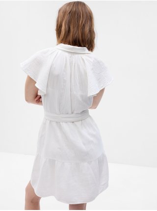 Bílé dámské košilové šaty Gap