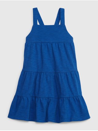 Tmavě modré holčičí žíhané šaty Gap