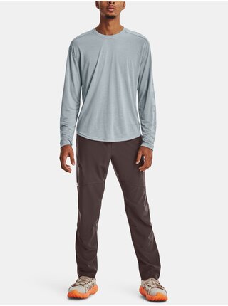 Tmavosivé pánske športové tepláky Under Armour Anywhere
