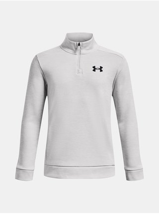 Světle šedá klučičí sportovní mikina Under Armour 