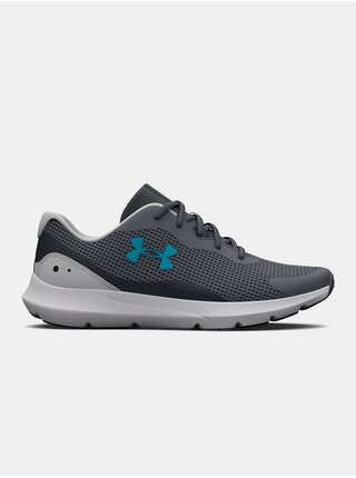 Topánky pre mužov Under Armour - tmavosivá, modrá