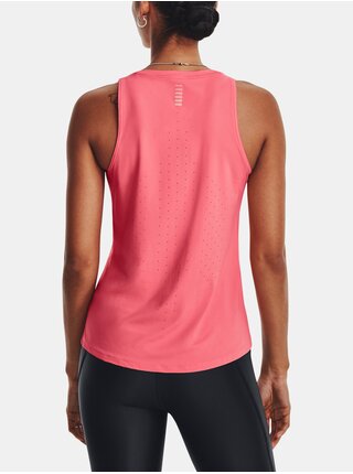 Růžové dámské sportovní tílko Under Armour UA ISO-CHILL LASER TANK
