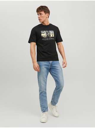 Černé pánské tričko Jack & Jones Splash