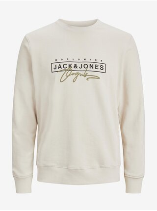 Béžová pánská mikina Jack & Jones Splash