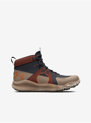 Černo-hnědé pánské sportovní kotníkové boty Under Armour UA Charged Maven Trek   