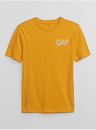Hořčicové klučičí tričko GAP 