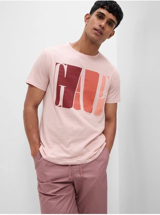 Růžové pánské tričko GAP 