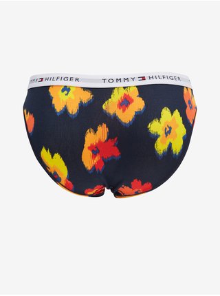 Tmavě modré dámské květované kalhotky Tommy Hilfiger Underwear