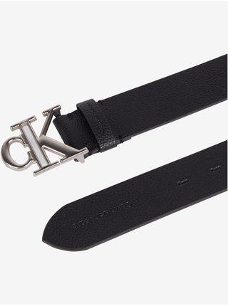 Černý dámský kožený pásek Calvin Klein Jeans