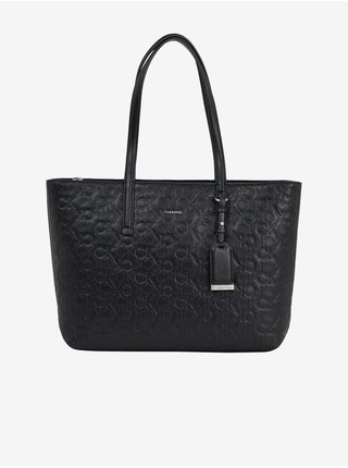 Černá dámská vzorovaná kabelka Calvin Klein