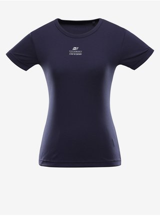 Tričká s krátkym rukávom pre ženy Alpine Pro - tmavomodrá