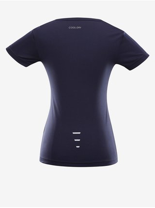 Tmavě modré dámské rychleschnoucí tričko ALPINE PRO BASIKA 