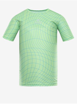 Světle zelené pánské rychleschnoucí tričko ALPINE PRO BASIK  