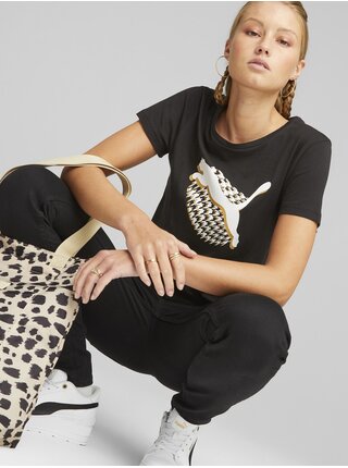 Čierne dámske tričko Puma Graphics