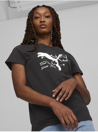 Čierne dámske tričko Puma Graphics