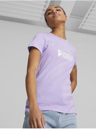 Svetlo fialové dámske tričko Puma ESS+ Nova