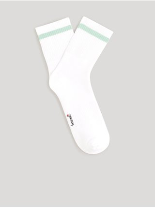 Bílé pánské ponožky Celio Dihalf 