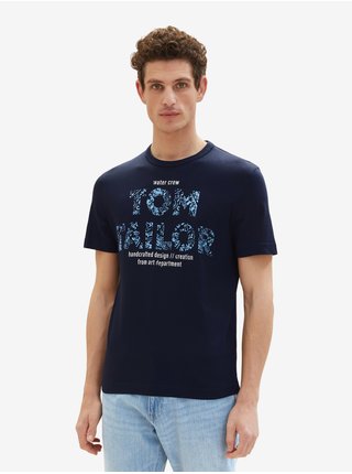 Tmavě modré pánské tričko Tom Tailor