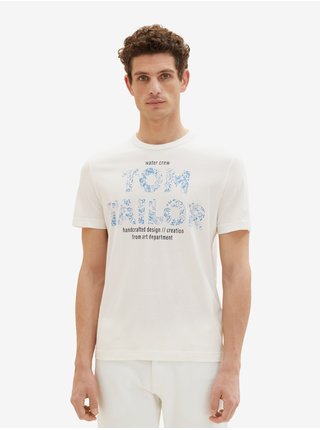 Krémové pánské tričko Tom Tailor