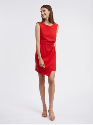 Červené dámské pouzdrové šaty ORSAY