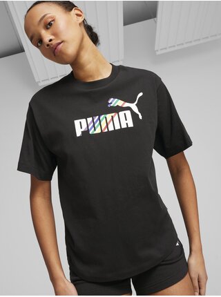 Čierne dámske tričko Puma Ess+Love is love