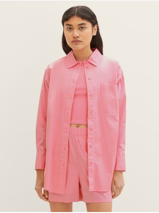 Růžová dámská košile Tom Tailor Denim