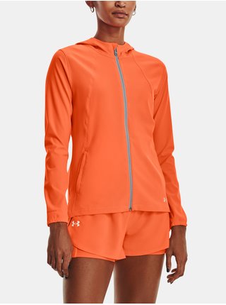 Oranžová dámska športová bunda Under Armour Anywhere
