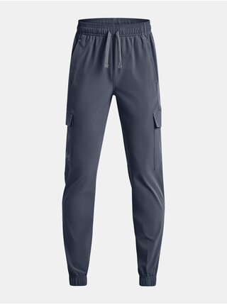 Šedé chlapčenské športové nohavice Under Armour Pennant