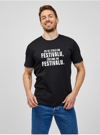 Bílé pánské tričko ZOOT.Original Co se stane na festivalu, zůstane na festivalu  
