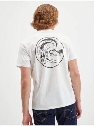 Biele pánske tričko O'Neill Circle Surfer