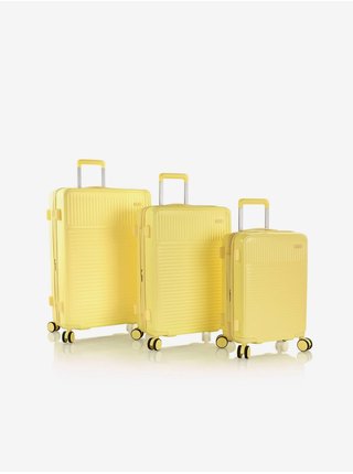Sada tří cestovních kufrů v žluté barvě Heys Pastel ( S+M+L )