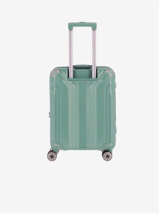 Světle zelený cestovní kufr Travelite Elvaa 4w S  