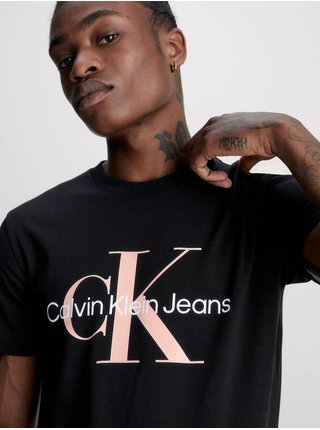 Tričká s krátkym rukávom pre mužov Calvin Klein Jeans - čierna, biela
