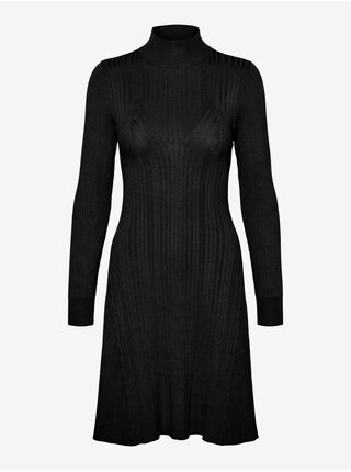 Černé dámské svetrové šaty VERO MODA Sally 