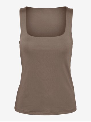 Hnědé dámské tílko VERO MODA Bianca  