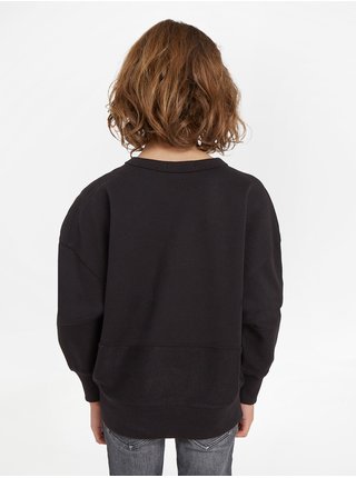 Čierny chlapčenský sveter Calvin Klein Jeans