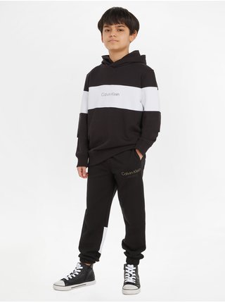 Čierna chlapčenská tepláková súprava Calvin Klein Jeans