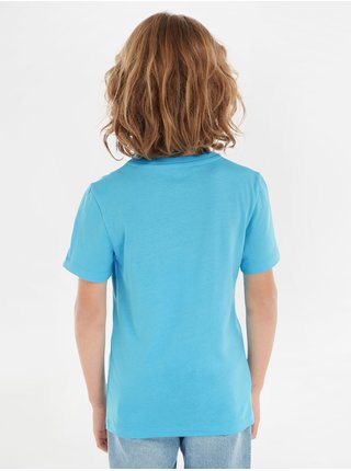 Svetlomodré chlapčenské tričko Calvin Klein Jeans
