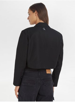 Čierne dámske krátke sako Calvin Klein Jeans
