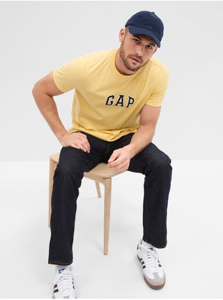 Žluté pánské tričko s logem GAP 