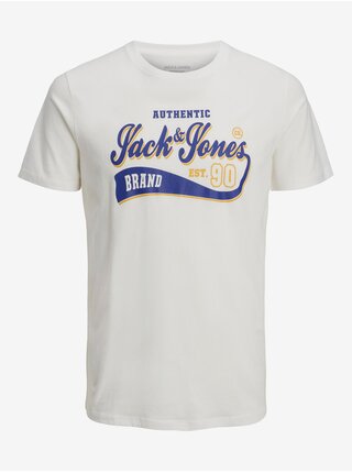 Biele pánske tričko Jack & Jones Logo