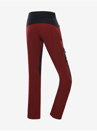 Červené dámské softshellové kalhoty ALPINE PRO Spana 