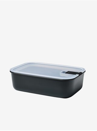 Černý úložný box na potraviny Mepal EasyClip 1500 ml   