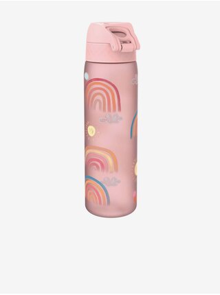 Světle růžová dětská lahev Ion8 Leak Proof Rainbows 500 ml 