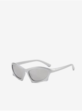 Bílé unisex sluneční brýle VeyRey Narel 